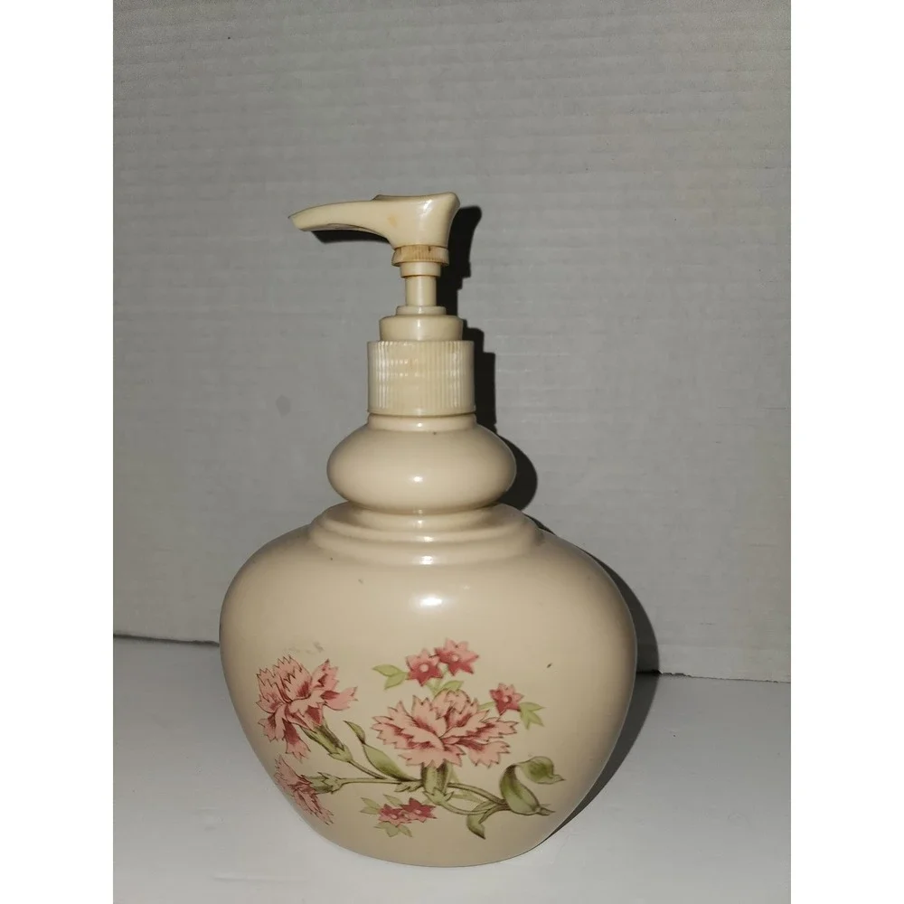 Avon Timeless Ariane‎ The Full Vanity Set Vintage Flowers Tray Bottles Powder